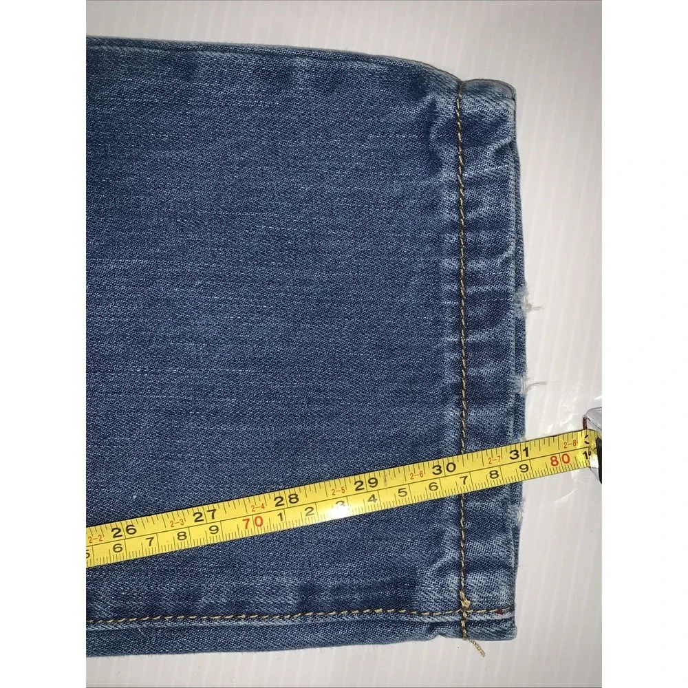MNML Patchwork Jeans Mens 34x31 Embroidered Distressed Unisex Streetwear